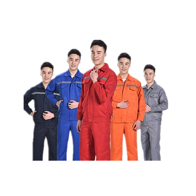 Custom construction worker uniform, in stock supply high quality uniform