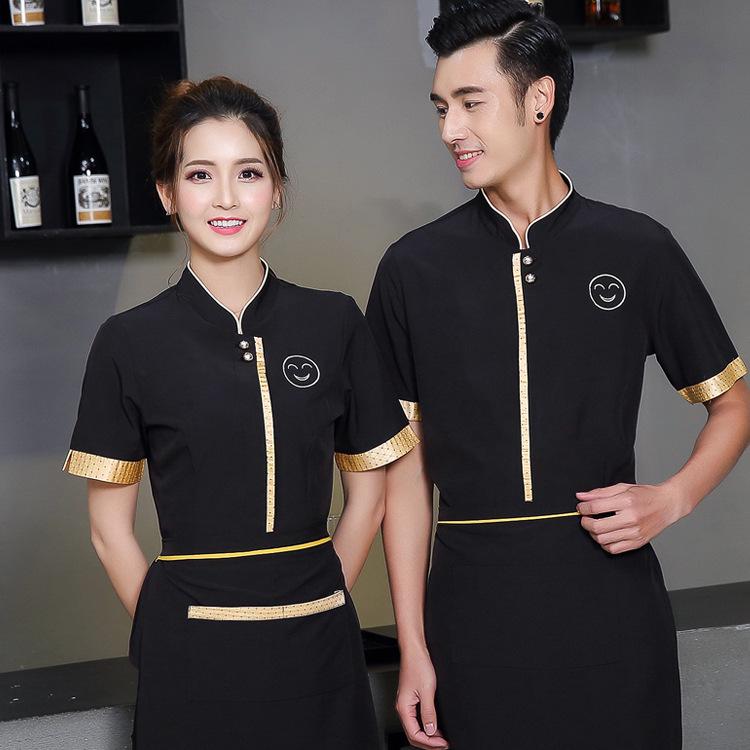 Custom restaurant work clothes, factory supply wholesale good quality.