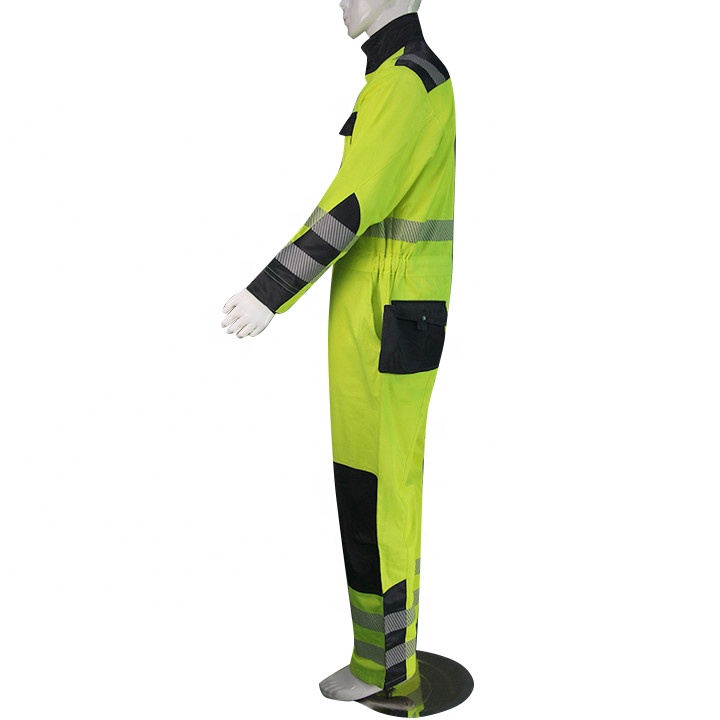 Cotton insulated coverall weatherproof reflective