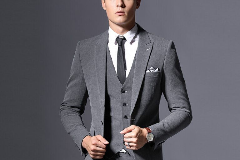 Light gray formal suits for corporate workwear (6)