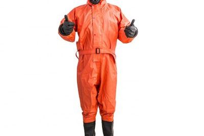Protective chemical resistant coveralls with zipper (1)