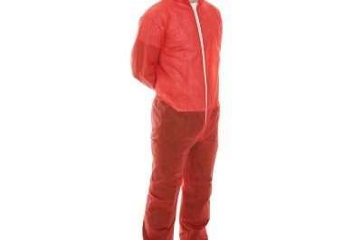 Sole colour disposable nonwoven microporous breathable coveralls (1)