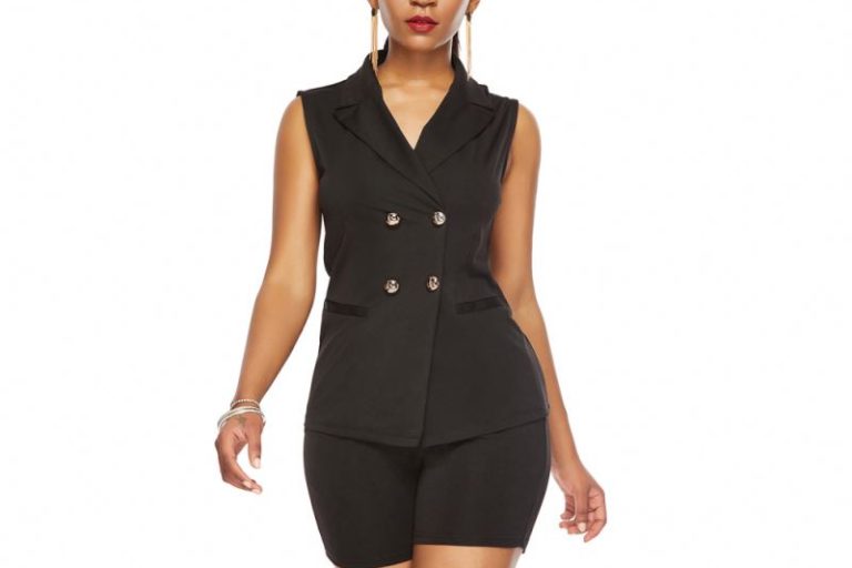 Summer solid business attire women’s corporate workwear (1)