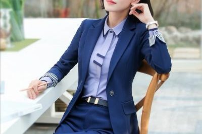 Women 2 Piece Set Formal Pants Suits Blazer