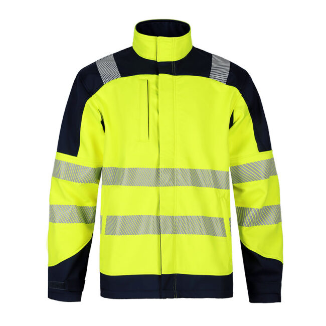 High visibility waterproof reflective workwear jacket
