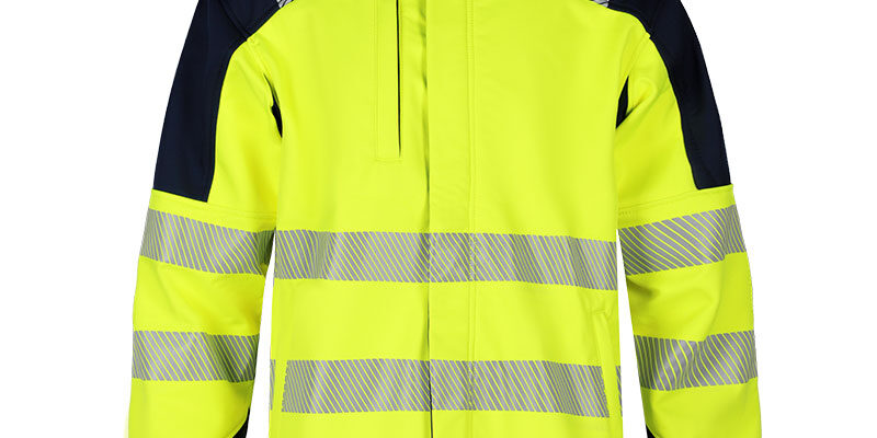 High visibility waterproof reflective workwear jacket