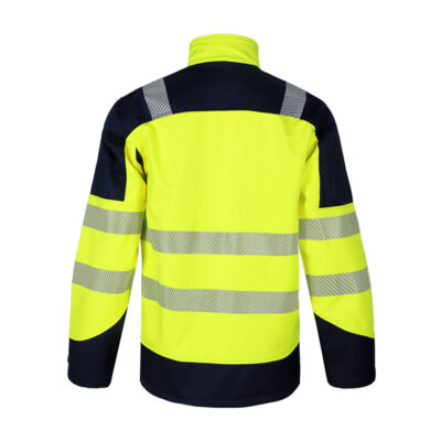 High visibility waterproof reflective workwear jacket