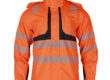 High visibility reflective workwear safety jacket