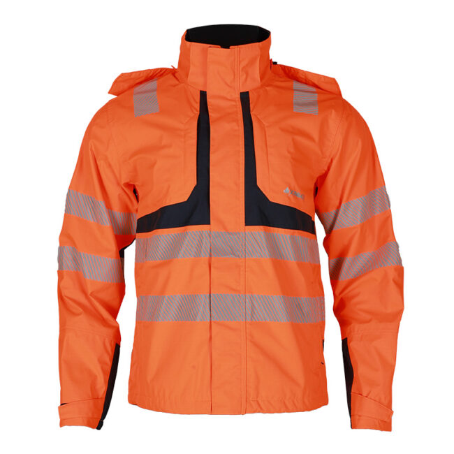 Custom Reflective Jacket for High Visibility Workwear High visibility reflective workwear safety jacket