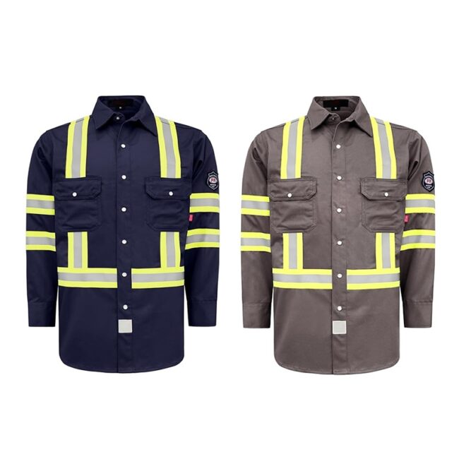 FR Clothing Wholesale for Oil, Gas, and Power Industries (8) High-visibility FR clothing wholesale for workwear