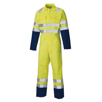 Comfortable reflective coveralls and overalls for workwear