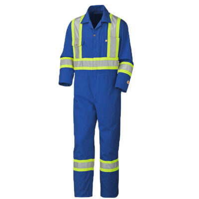 Comfortable reflective coveralls and overalls for workwear