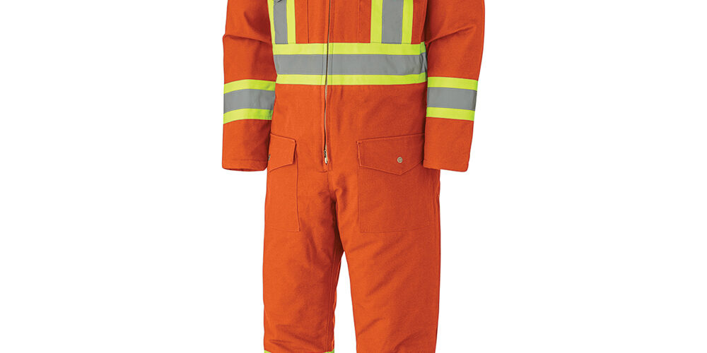 Comfortable reflective coveralls and overalls for workwear