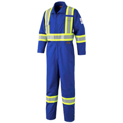 Comfortable reflective coveralls and overalls for workwear