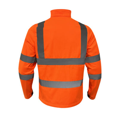 Windproof waterproof high visibility reflective jacket