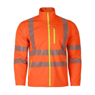 Windproof waterproof high visibility reflective jacket