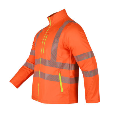 Windproof waterproof high visibility reflective jacket