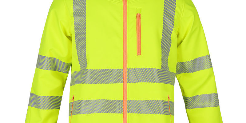 Windproof waterproof high visibility reflective jacket