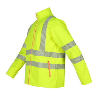 Windproof waterproof high visibility reflective jacket