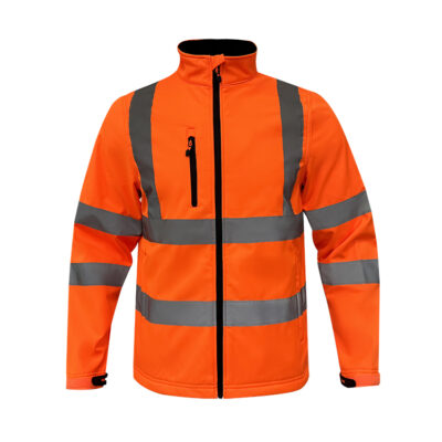 Windproof waterproof high visibility reflective jacket