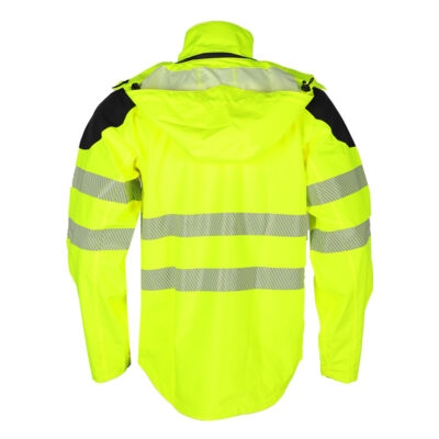 Adult high visibility reflective safety jacket