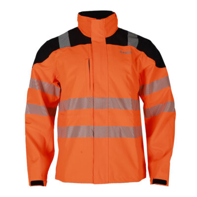 Adult high visibility reflective safety jacket