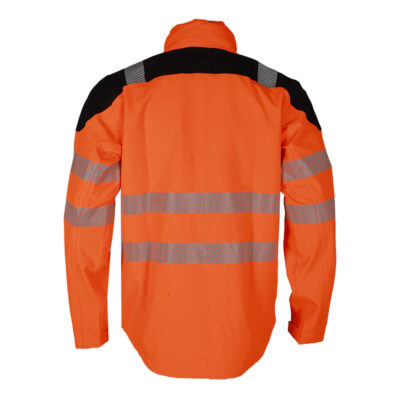 Adult high visibility reflective safety jacket
