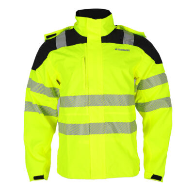 Adult high visibility reflective safety jacket