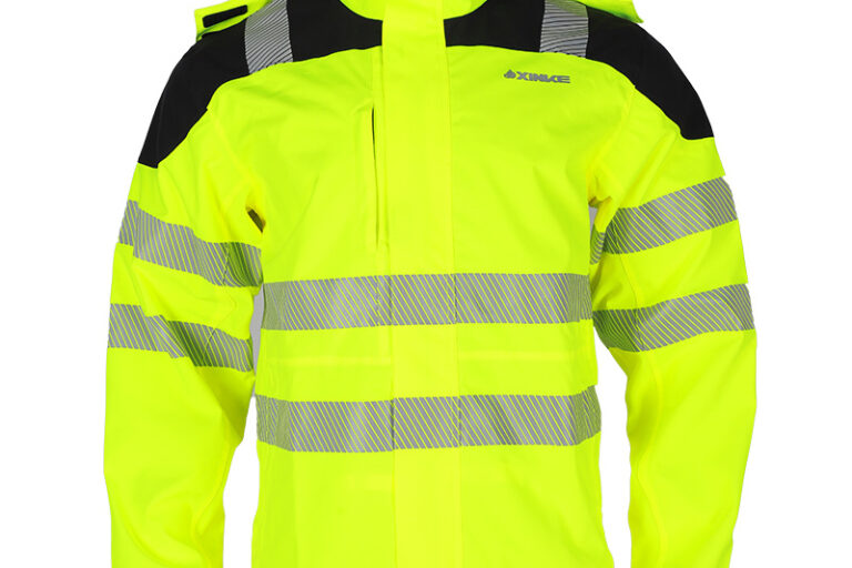 Adult high visibility reflective safety jacket