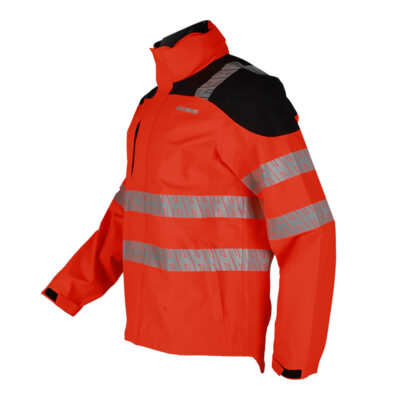 Adult high visibility reflective safety jacket