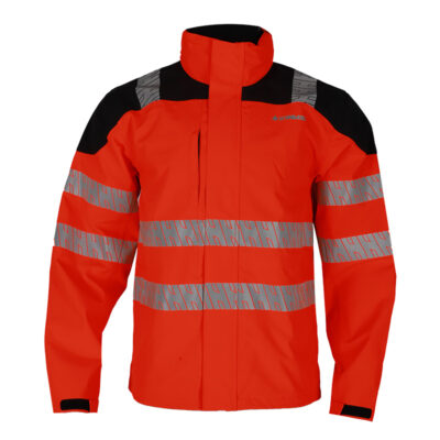 Adult high visibility reflective safety jacket