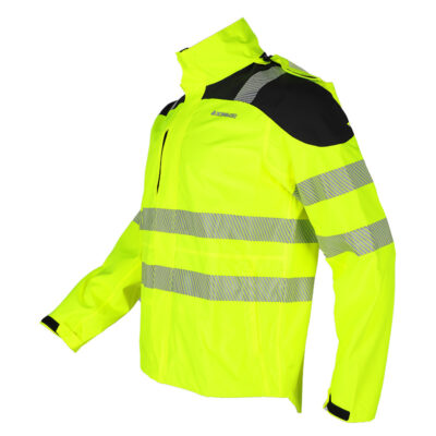 Adult high visibility reflective safety jacket