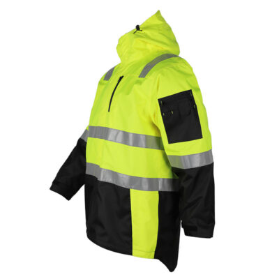 Anti-static waterproof high visibility reflective workwear jacket