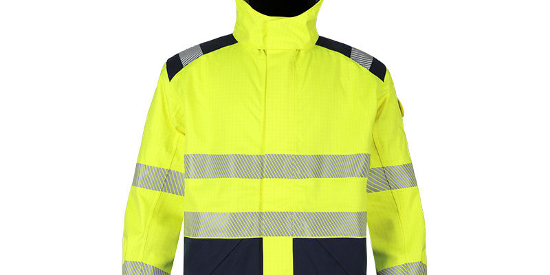 Anti-static waterproof high visibility reflective workwear jacket