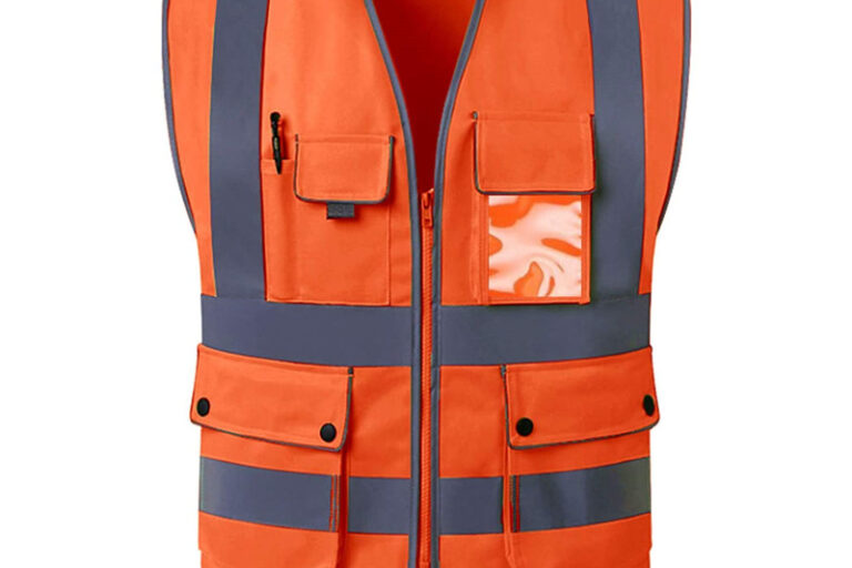 Reflective Vest Factory for Industrial Workwear (2) Custom logo durable high visibility reflective vest