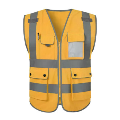 Custom logo durable high visibility reflective vest