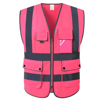 Custom logo durable high visibility reflective vest
