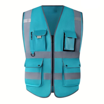 Custom logo durable high visibility reflective vest