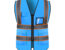 High visibility reflective vest with reflective strips