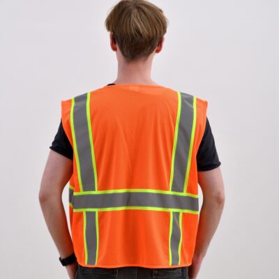 Outdoor high visibility reflective safety vest