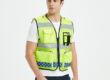 Outdoor high visibility reflective safety vest