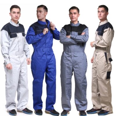 Flame-resistant safety coveralls and overalls factory