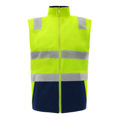 Custom logo high visibility reflective workwear vest factory