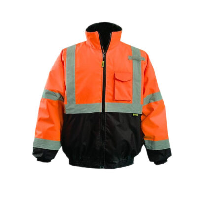 Custom men’s waterproof reflective jacket factory winter workwear