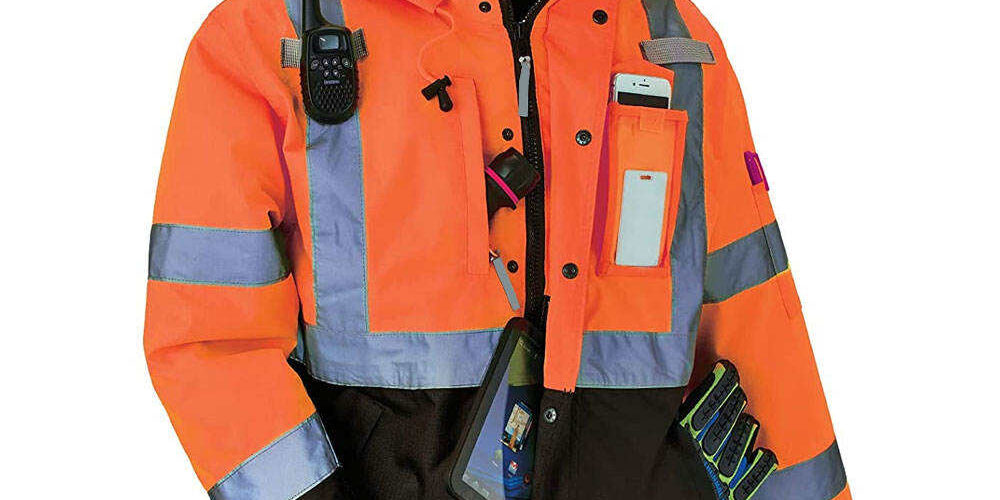 Custom men’s waterproof reflective jacket factory winter workwear