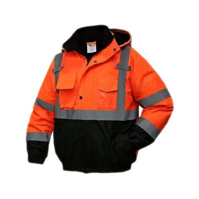 Custom men’s waterproof reflective jacket factory winter workwear