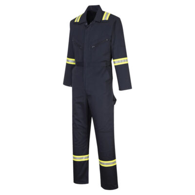 Custom reflective flame-resistant workwear clothing for road safety and construction
