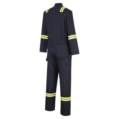 Custom reflective flame-resistant workwear clothing for road safety and construction
