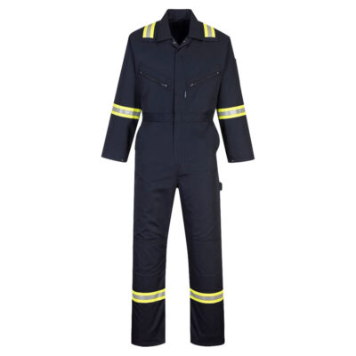 Custom reflective flame-resistant workwear clothing for road safety and construction