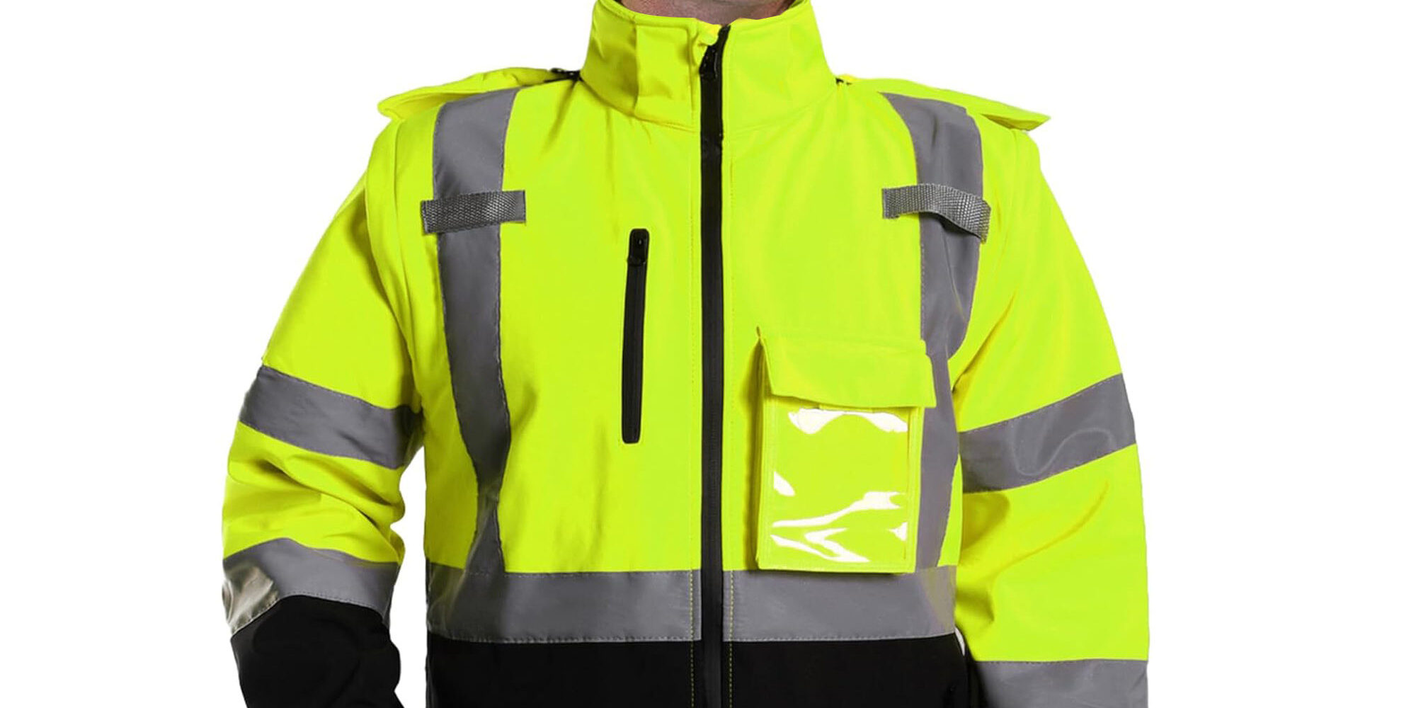 High quality men’s reflective workwear jacket factory outdoor safety